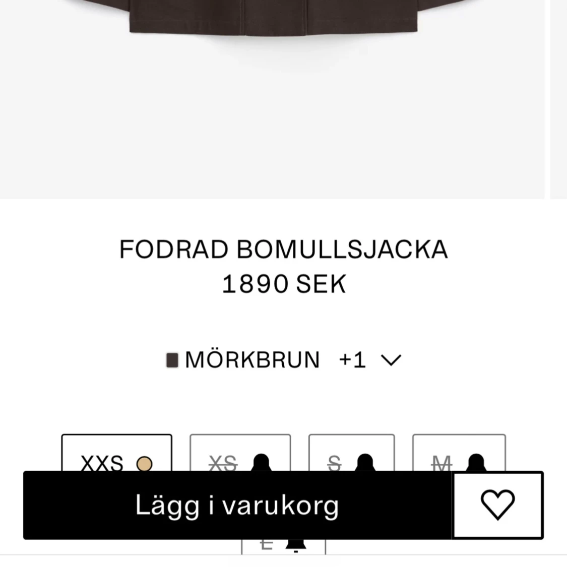 Brun oversized jacka från Arket - 4