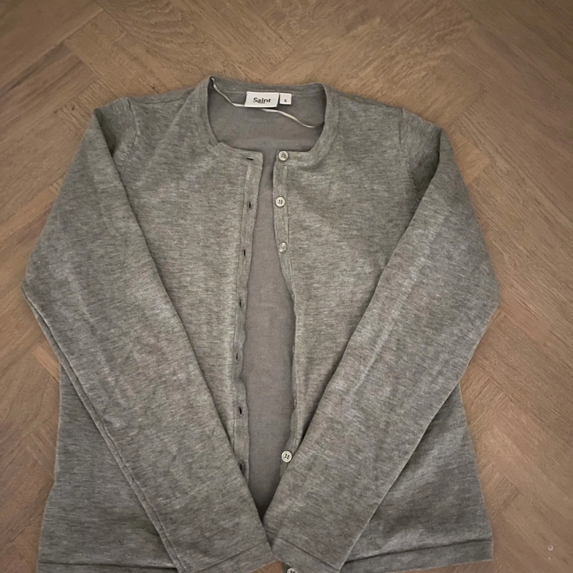 Grå kofta från Saint Tropez, S - 1