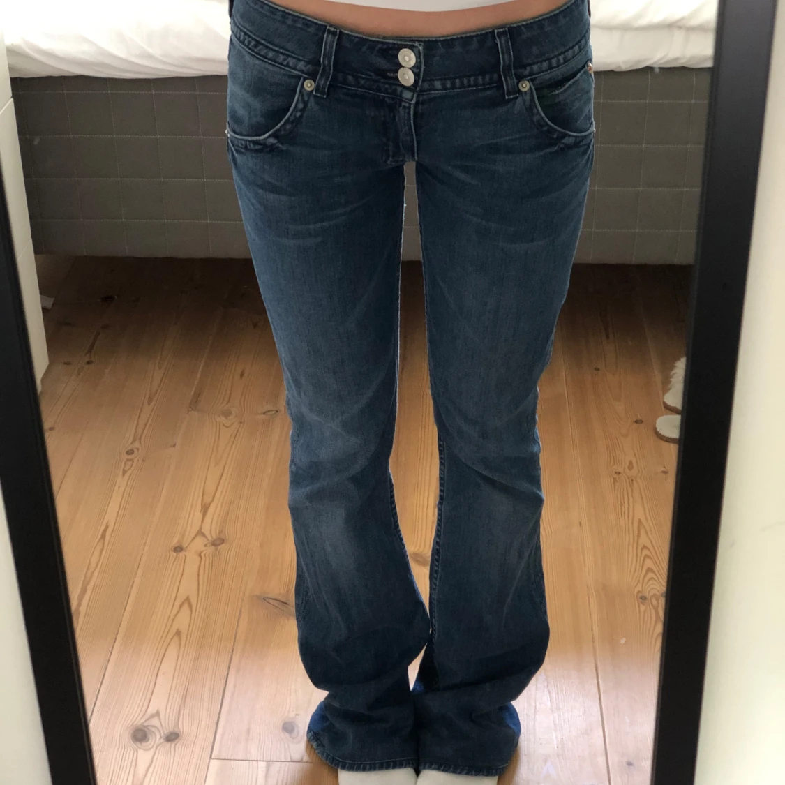 Lågmidjade jeans