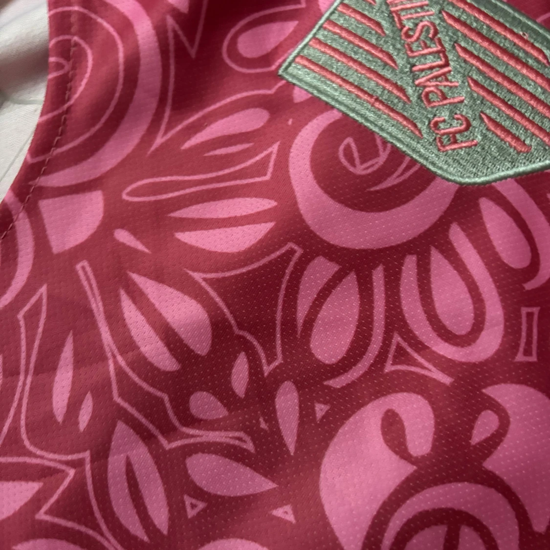 FC Palestine rosa blommig fotbollströja. Helt ny - 3