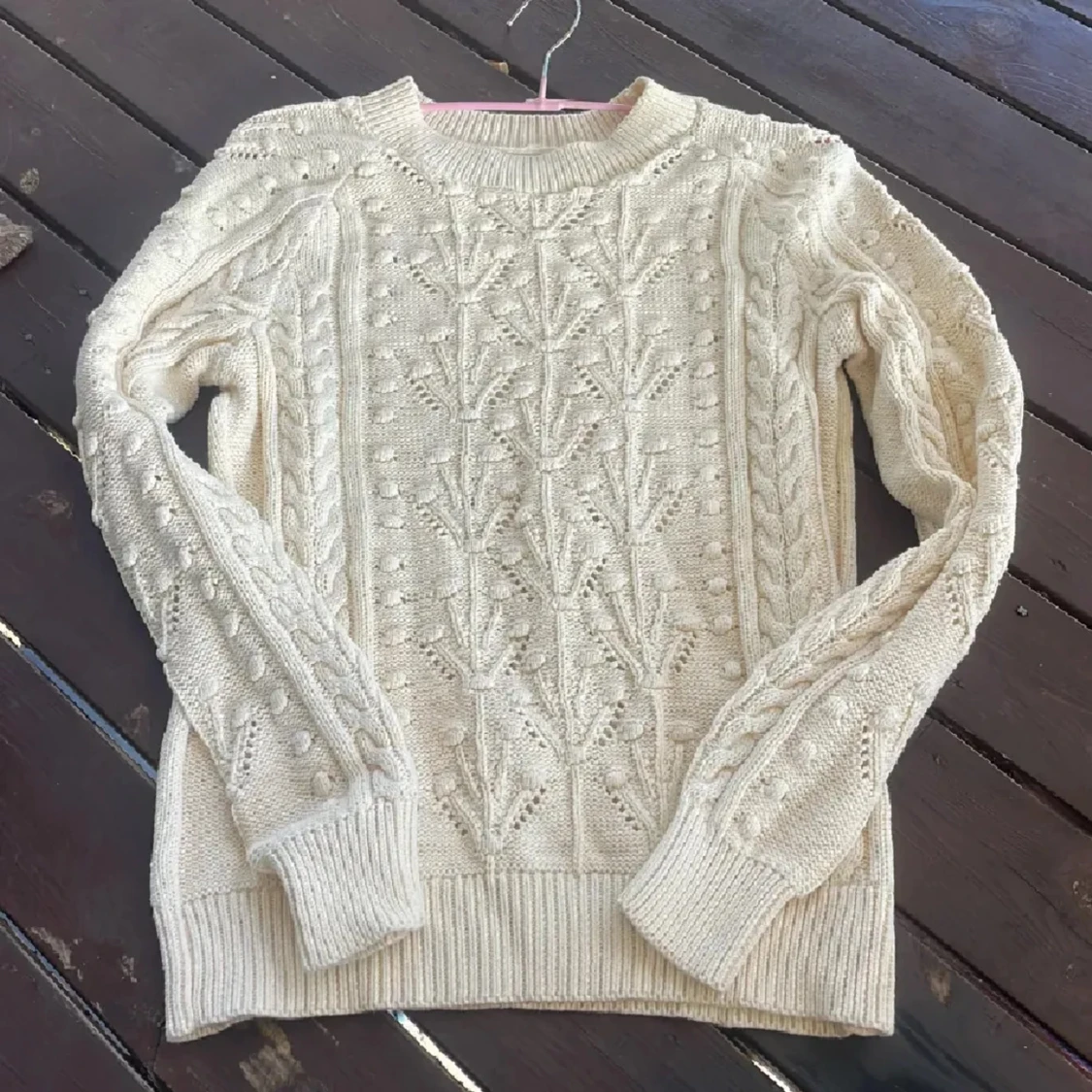 Beige stickad tröja från Part Two - 1