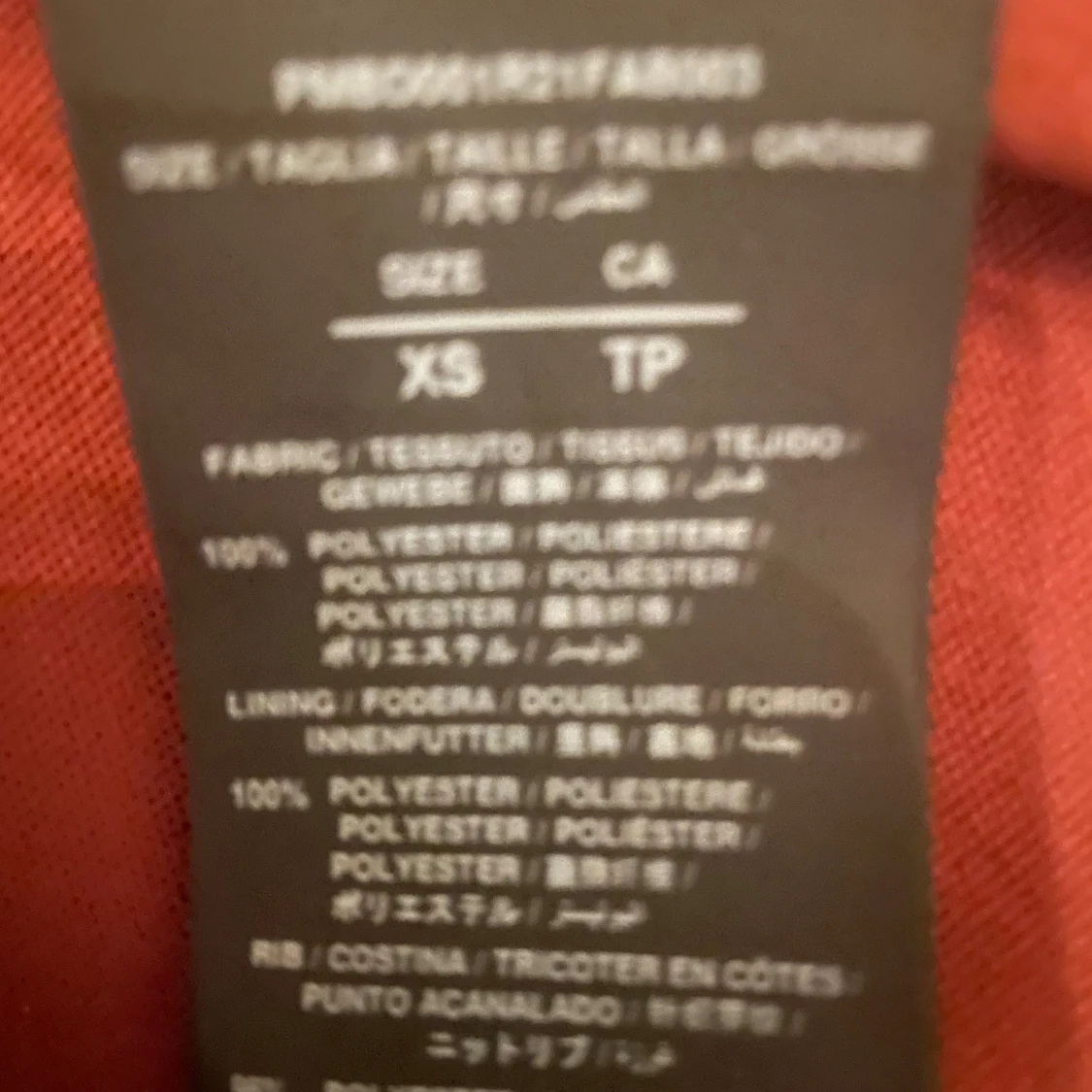 Vinröd track jacket från Palm Angels XS - 2