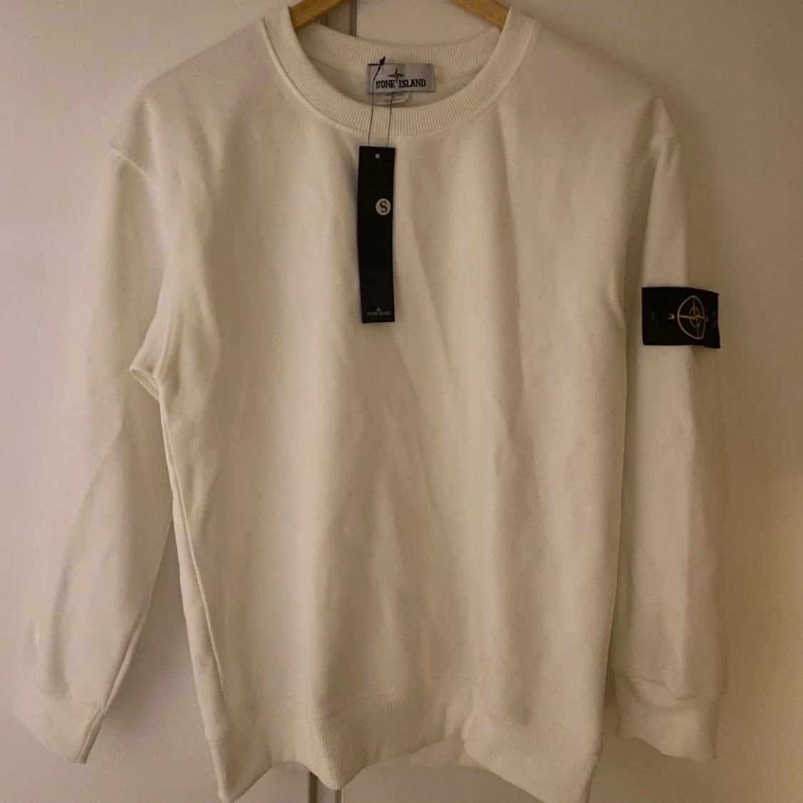 Ny Vit sweatshirt från Stone Island S - 1