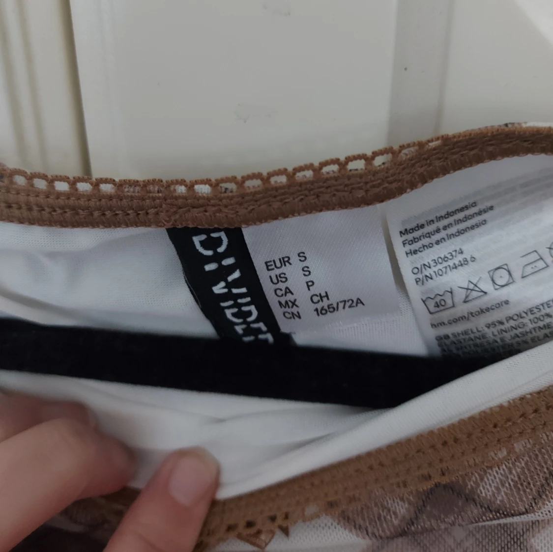 Rutig mesh kjol från H&M Divided - 3