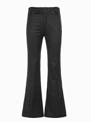 Prickiga kostymbyxor - Midjan rakt över är 36 och innerbenslängden är 79💗