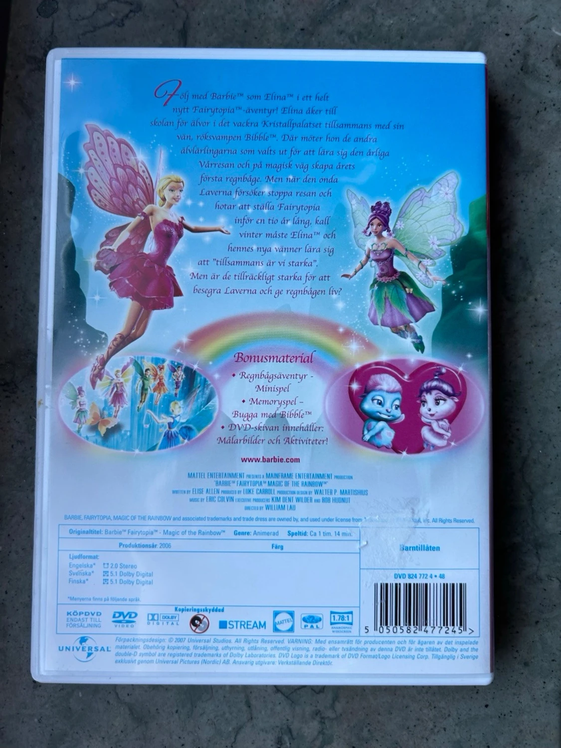 Barbie Den magiska regnbågen dvd - 1