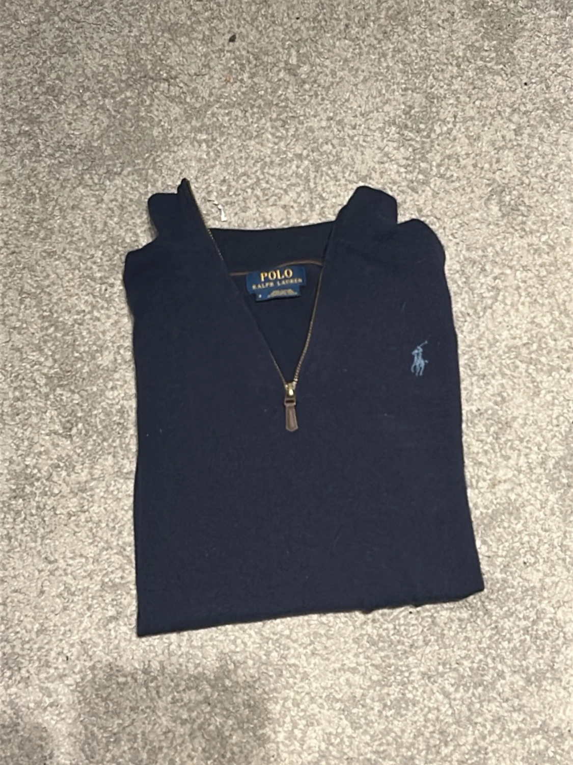 Mörkblå halvzip-tröja från Polo Ralph Lauren - 1