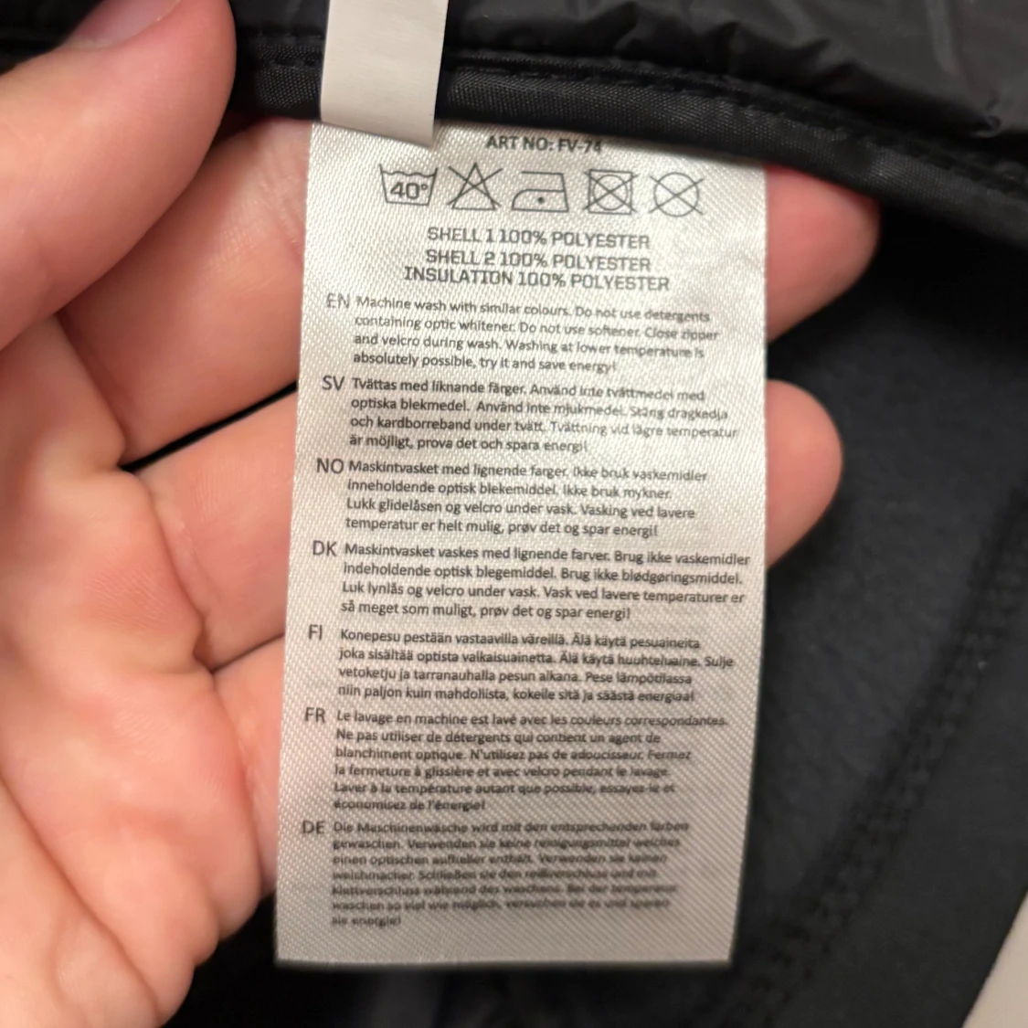 Svart quiltad dunväst från Texstar - 4