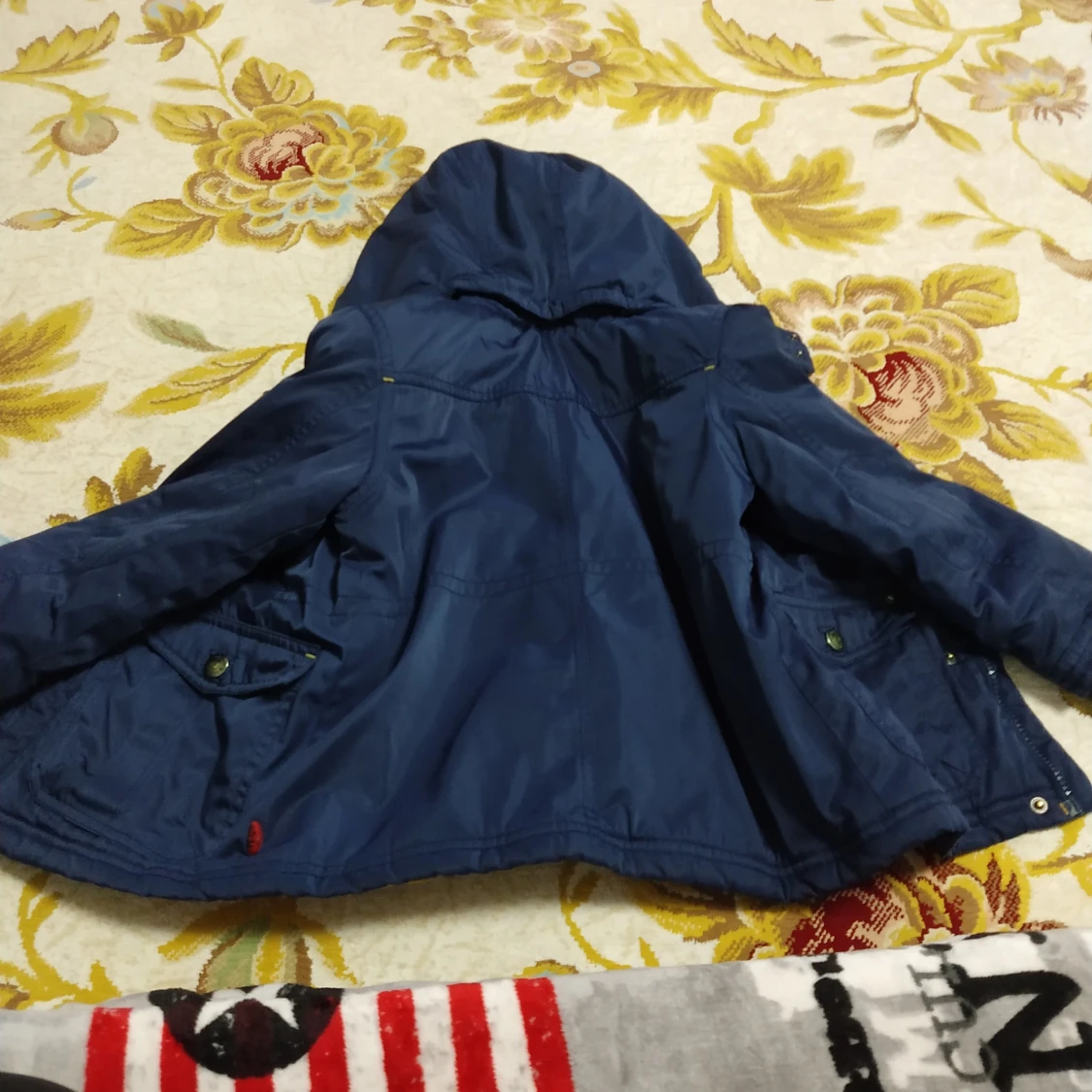 Blå parkajacka med huva från PdL - 2