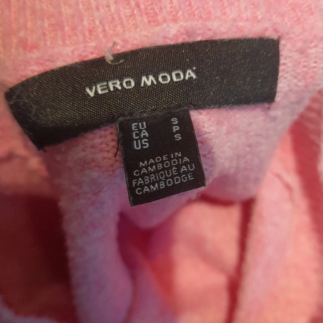 Rosa stickad tröja från Vero Moda - 2