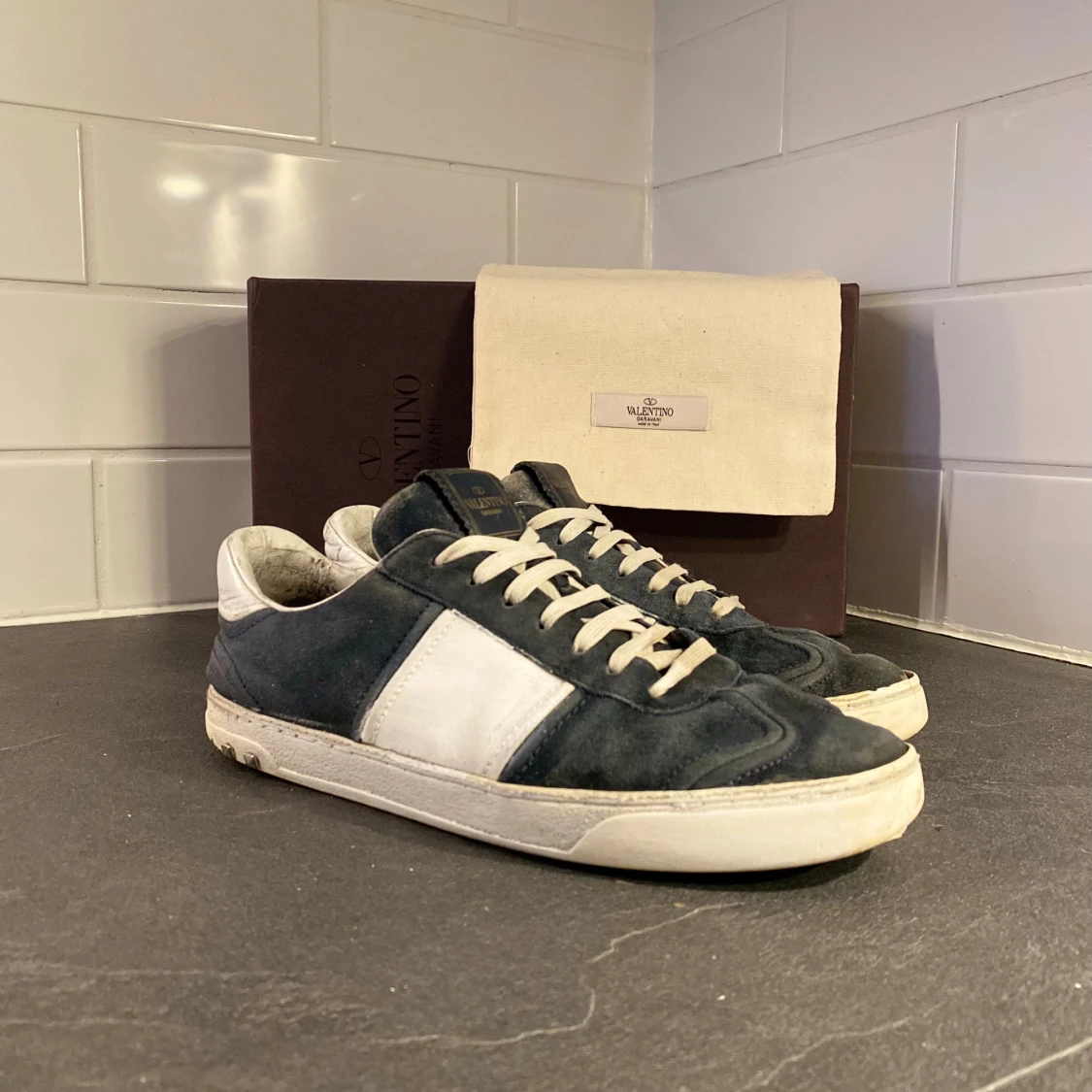 Svarta Valentino flycrews 