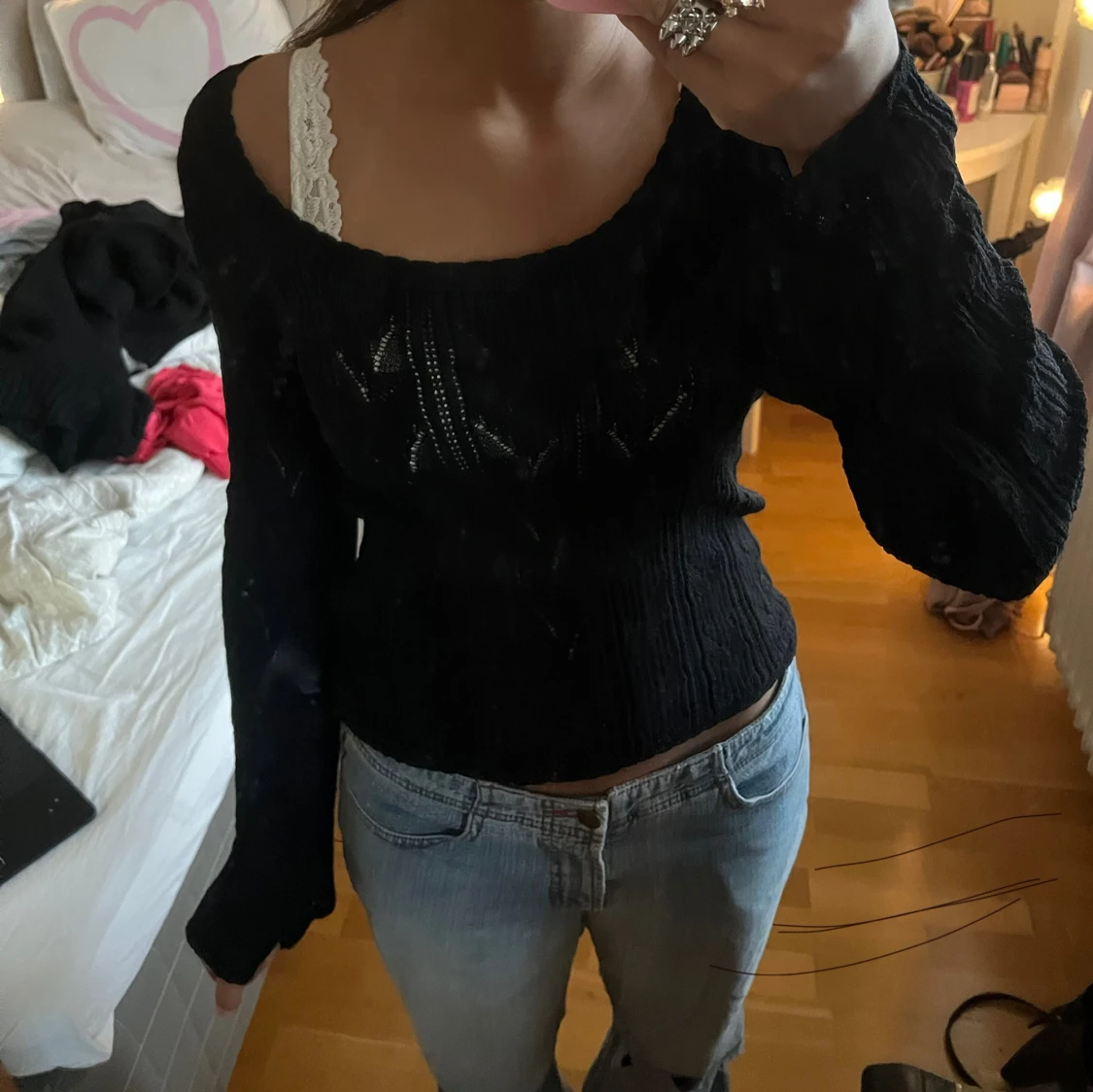 Svart tröja från Lindex