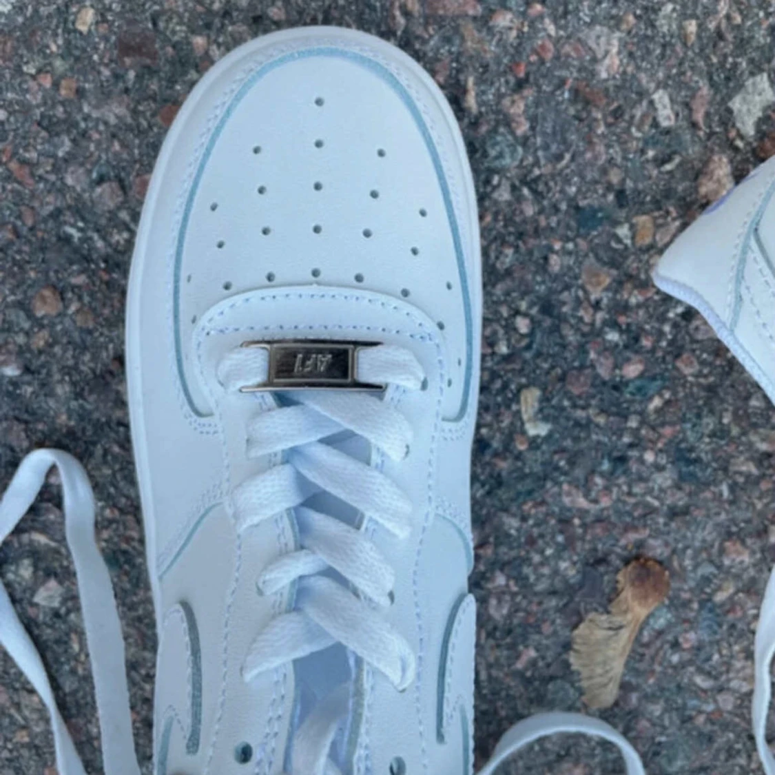 Nike Air Force 1 helvita sneakers - 3