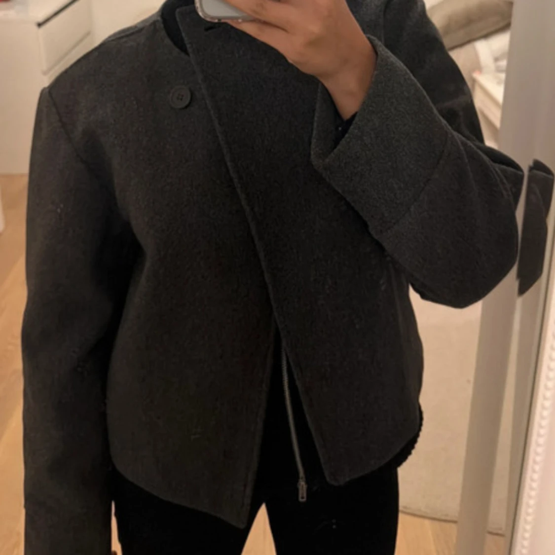 Mörkgrå kavajjacka från Gina Tricot - 2