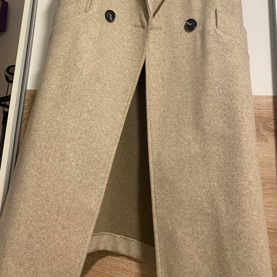 Beige lång väst från ZARA - 1