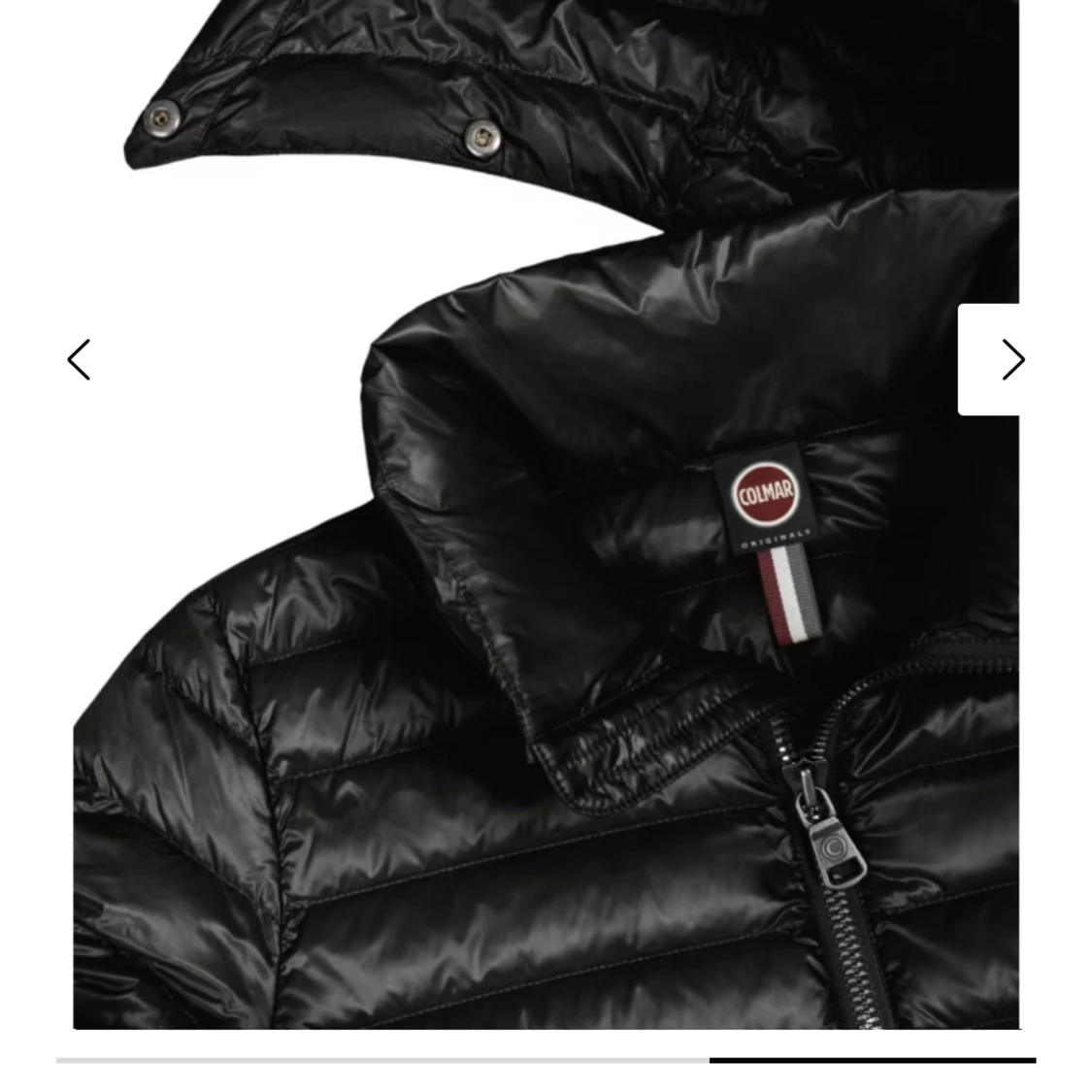 Svart lång dunjacka från Colmar - 1