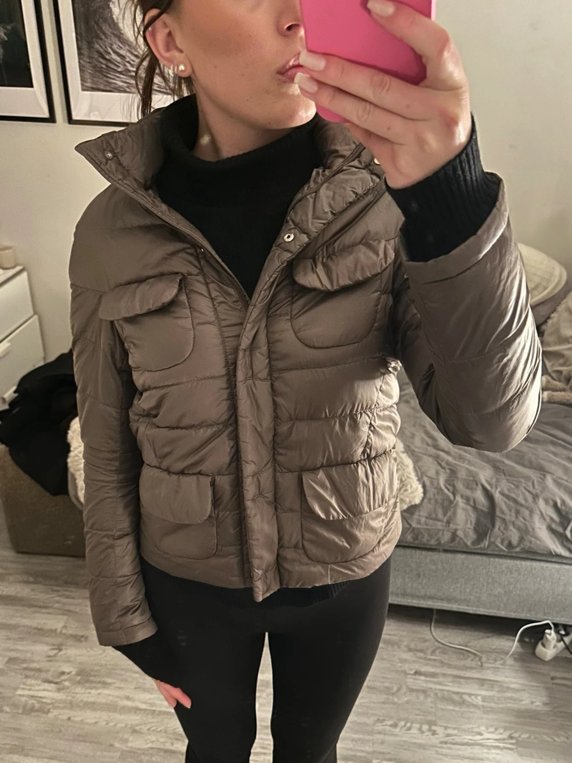 INTRESSEKOLL!!!!! Brun/Beige jacka från +J - 1