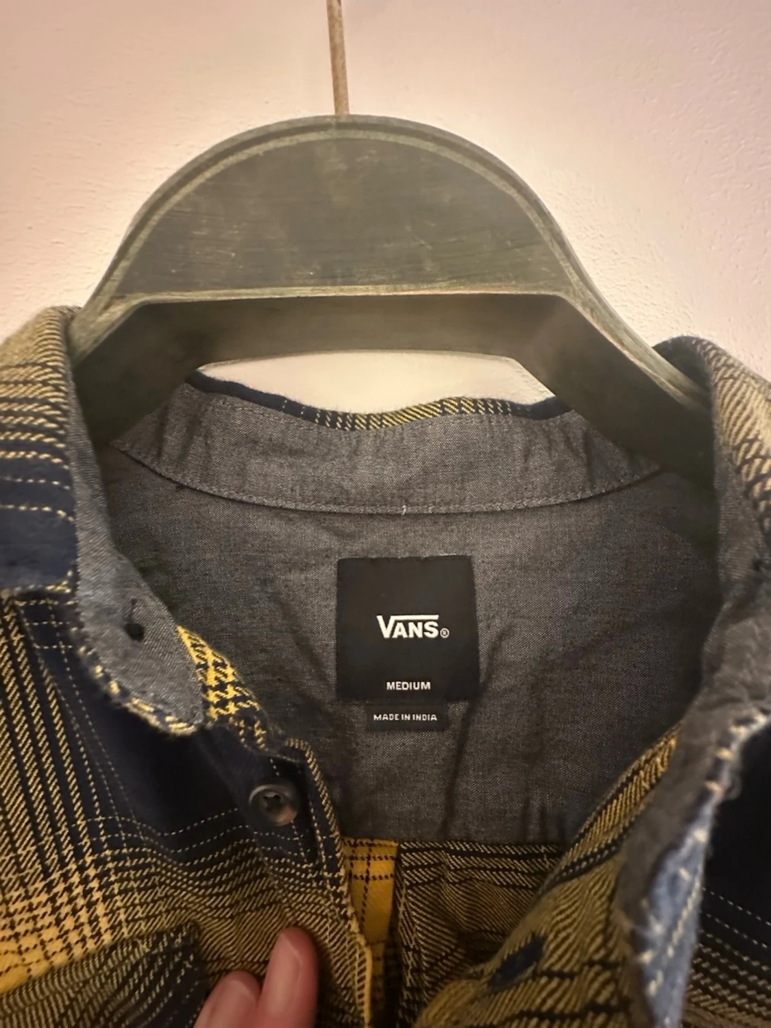 Rutig gul och blå skjorta från Vans - 1