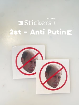 Anti Puti stickers - Två stycken Anti Putin stickers
