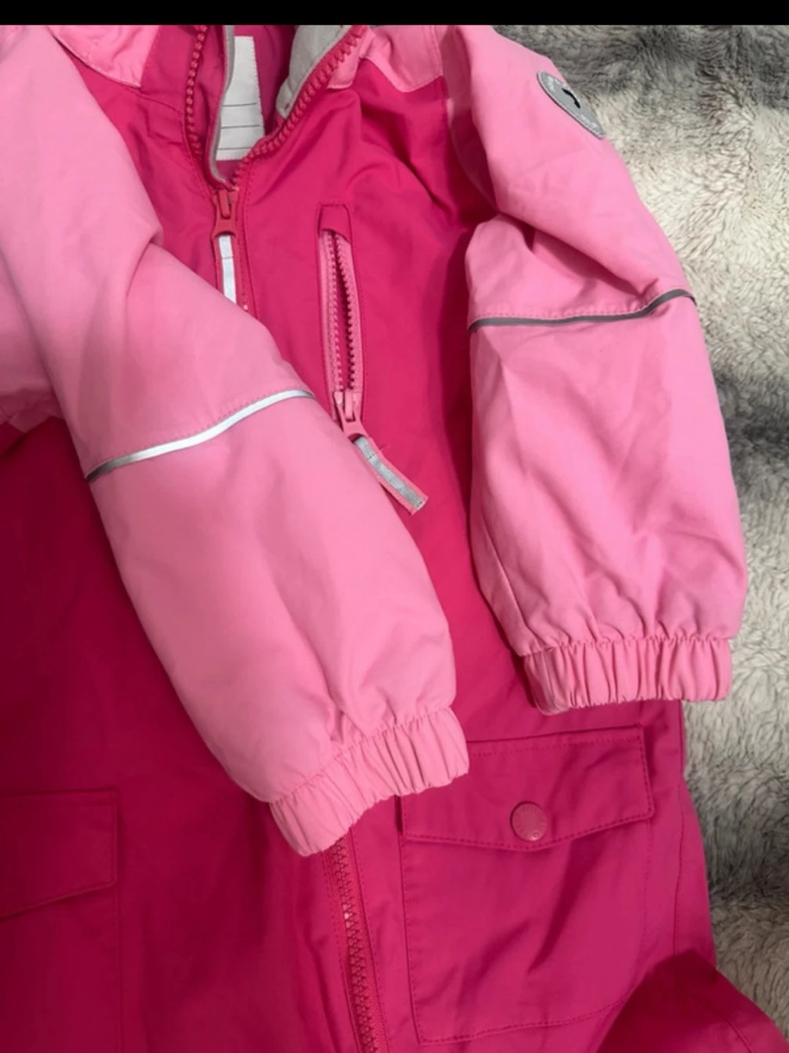 Rosa skaloverall Polarn O. Pyret stl 98 - 6