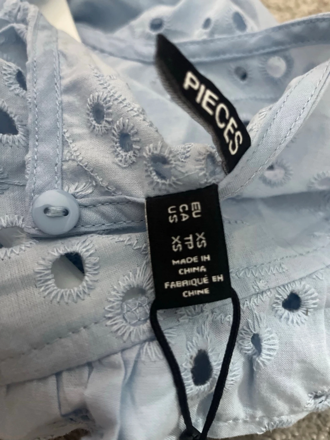 Ljusblå spets tröja💗 - 1