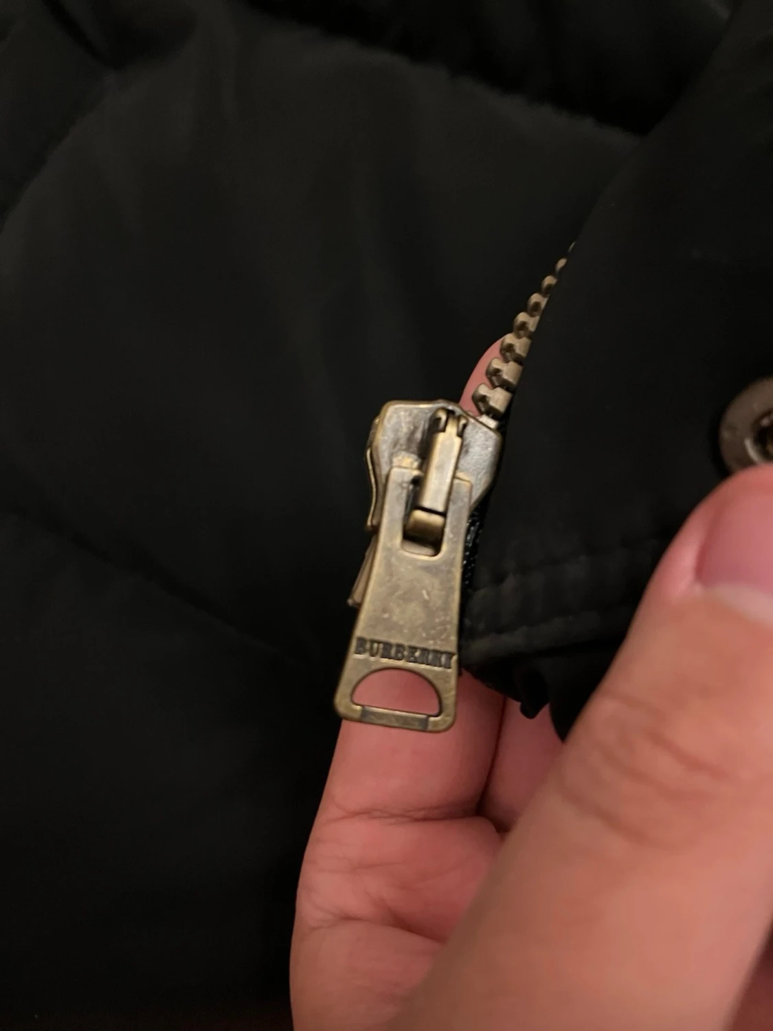 Svart pufferjacka från Burberry XXL - 6