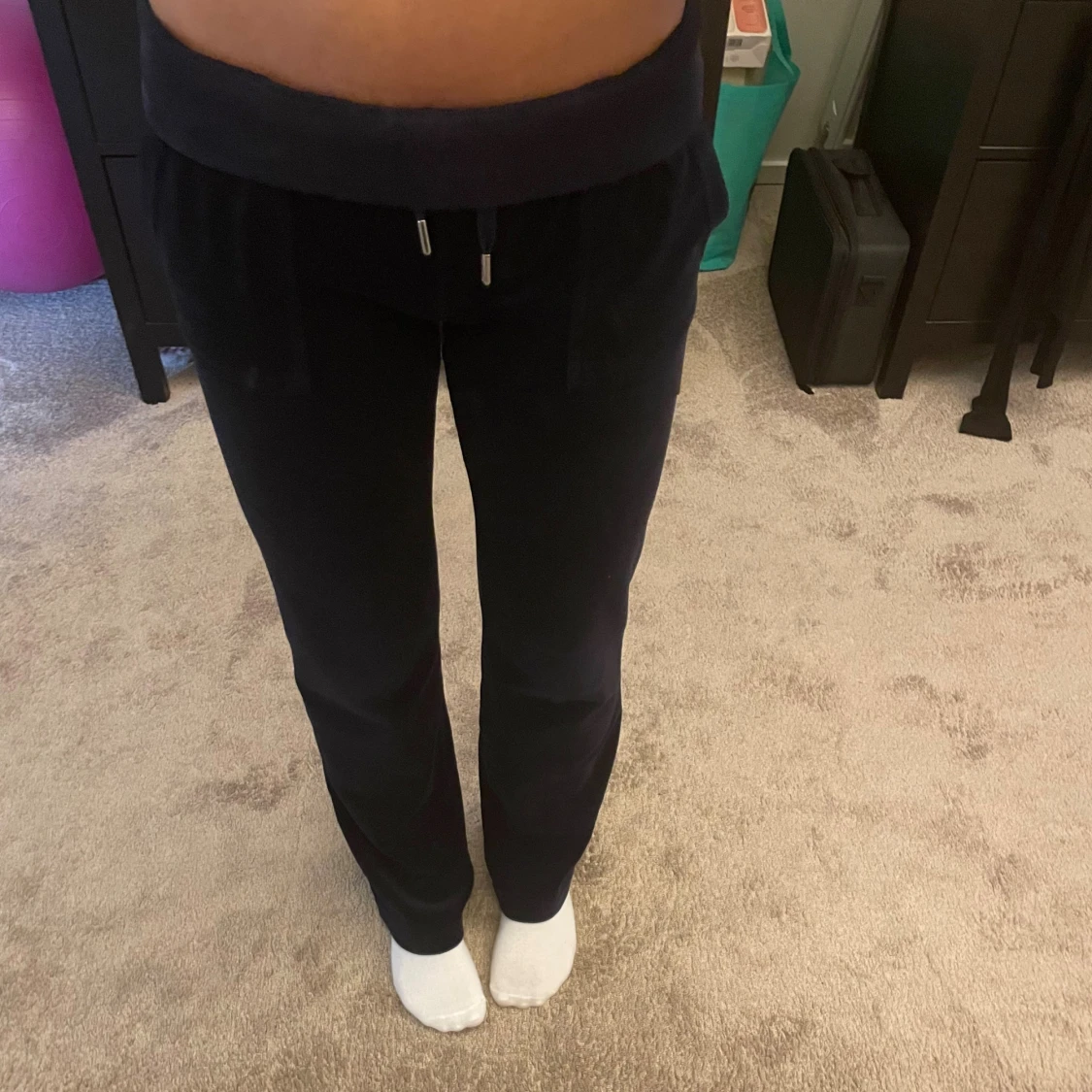 Marinblåa Juicy Couture byxor - 1