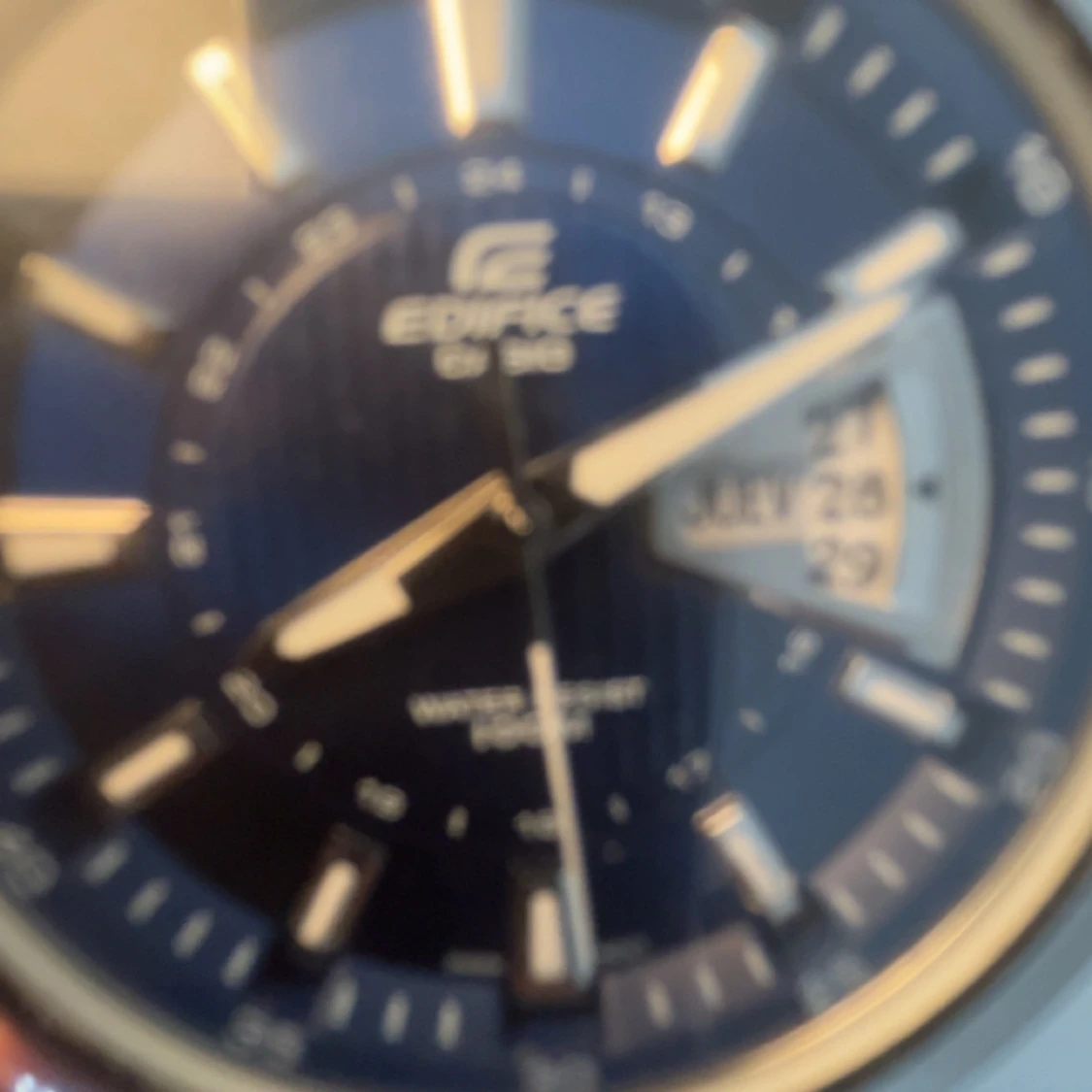 Casio Edifice blå/silver herrklocka - 2