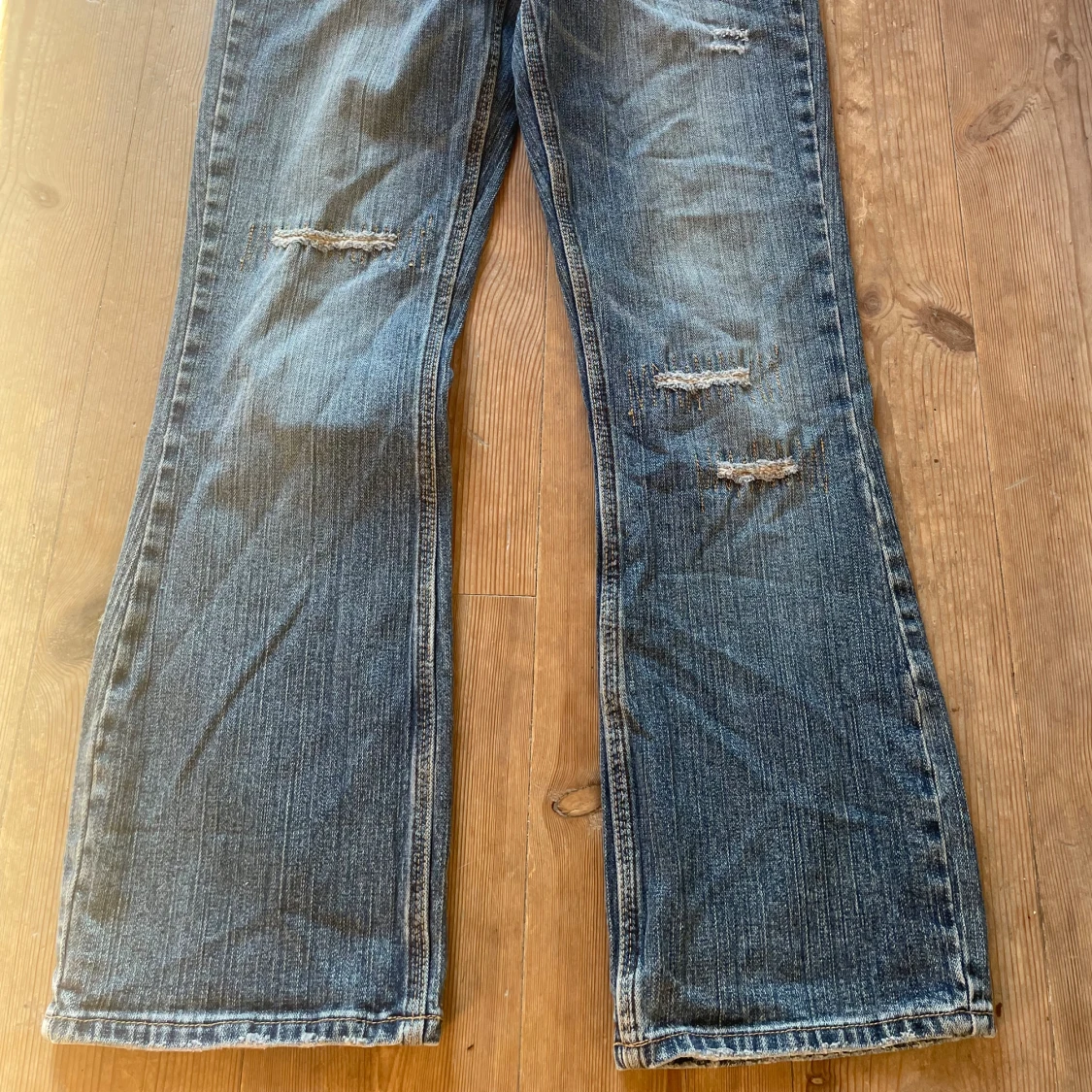 Vintage lågmidjade bootcut jeans från Republic - 3