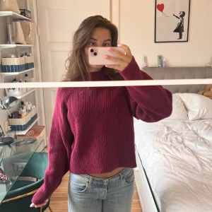 Stickad tröja!  - Så fin stickad tröja i 95% ull och 5% Kashmir! 