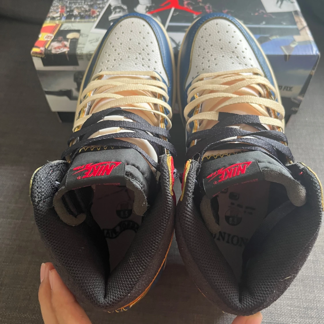 Nike Air Jordan 1 Union LA Blue Toe - 2