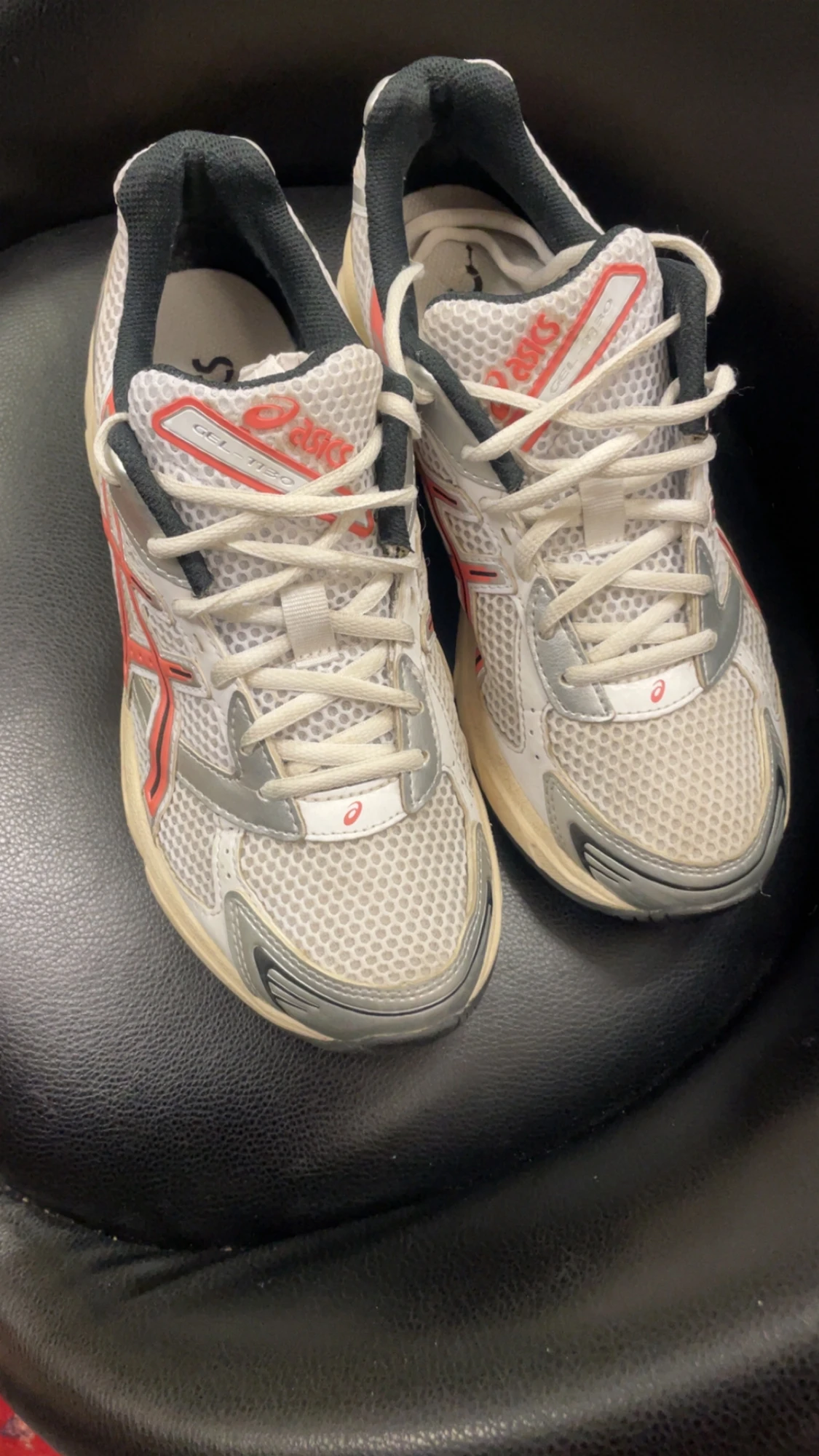 Asics Gel-1130 sneakers vit/röd 40.5 - 1