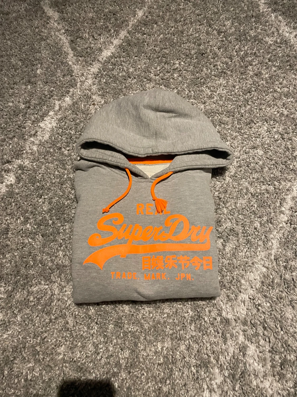 Superdry hoodie grå - 1