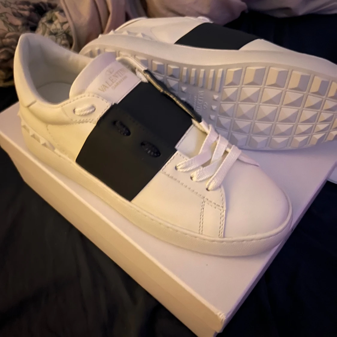 Valentino Garavani Open sneakers vit/blå - 1