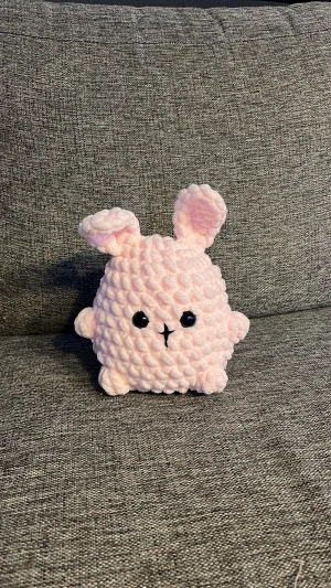 Virkad kanin - Handgjord virkad söt liten kanin
