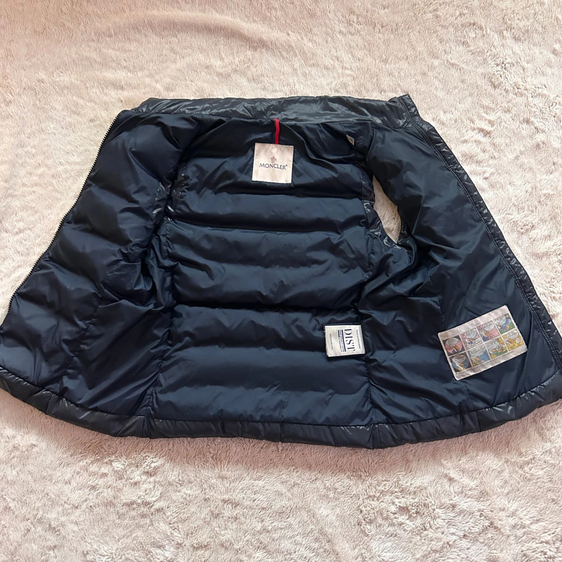 Marinblå dunväst från Moncler - 2