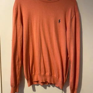 Ralph Lauren tröja - Säljer rosa Ralph Lauren tröja som är i utmärkt skick och passar toppen på mig som är 180cm lång, skriv privat för frågor osv.