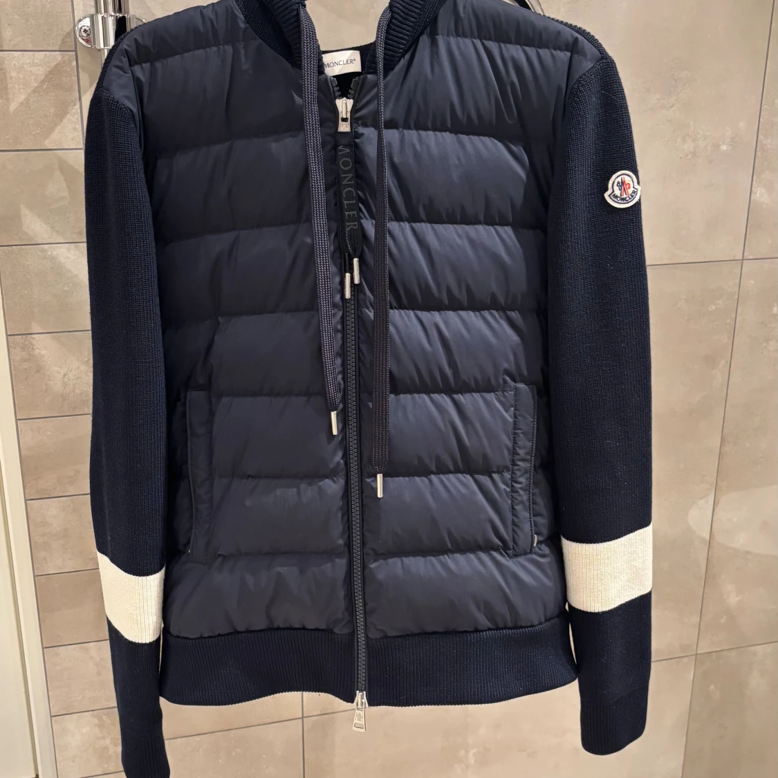 Moncler cardigan med stickade ärmar - 3
