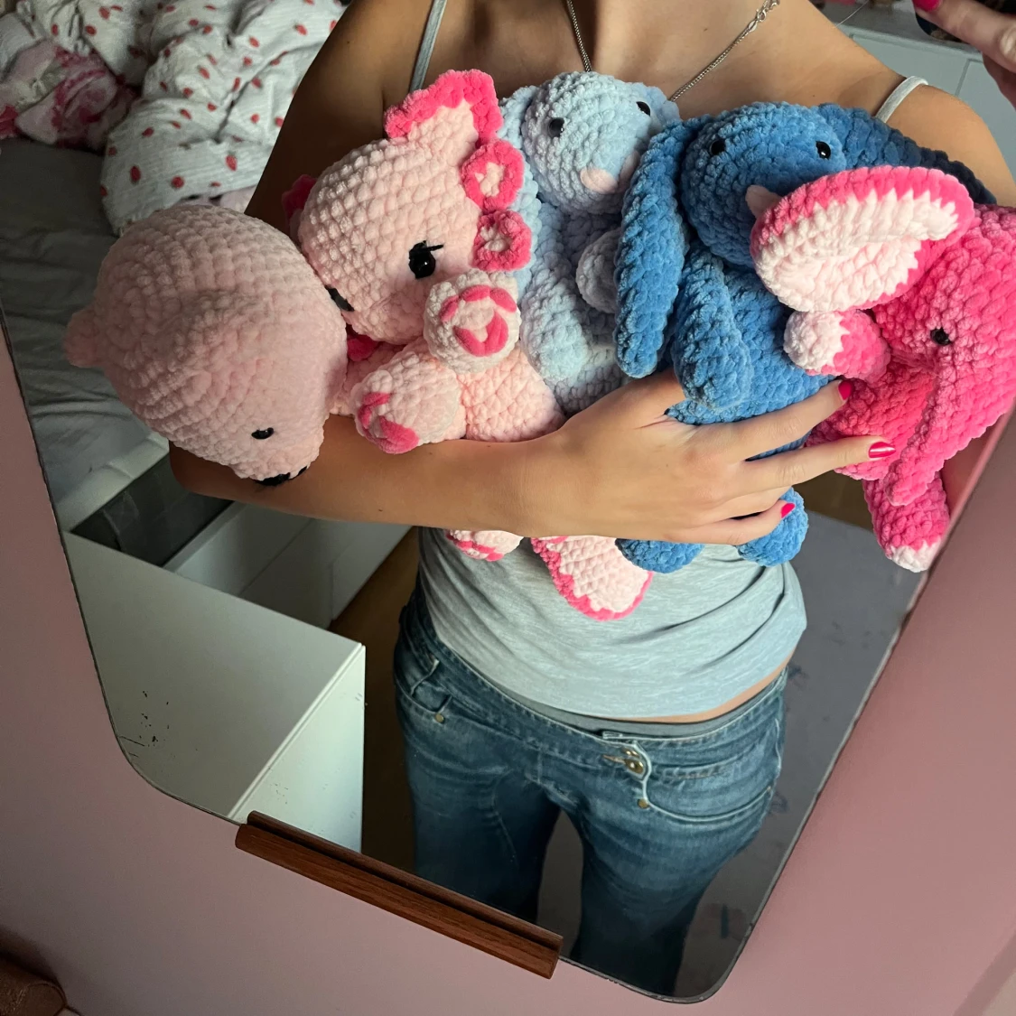 Virkad rosa salamander-katt - 4