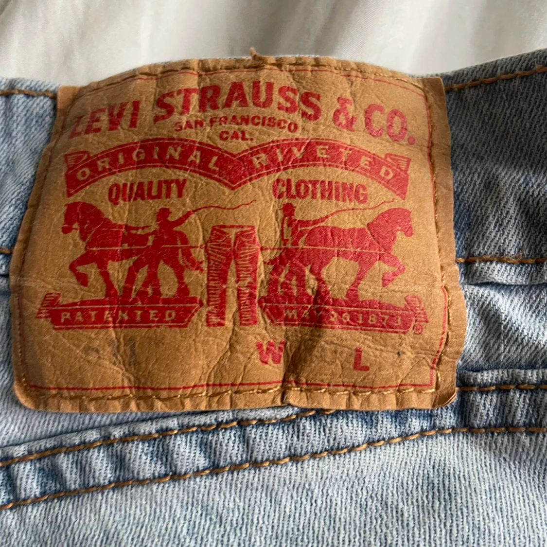 Levi's  ljusblå jeans straight fit - 2