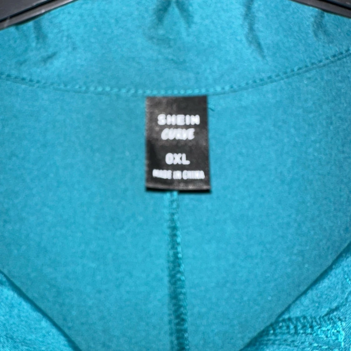 Turkos långklänning från Shein Curve  - 1