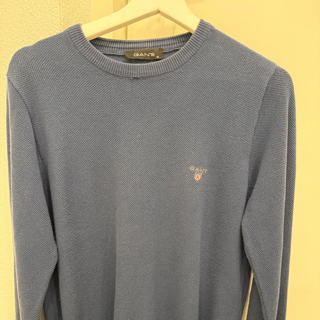 Blå stickad tröja från GANT - 1