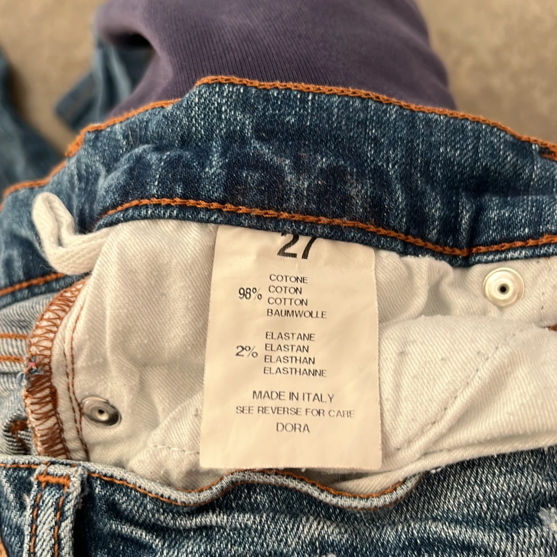 Vintage skinny jeans från True NYC, - 3