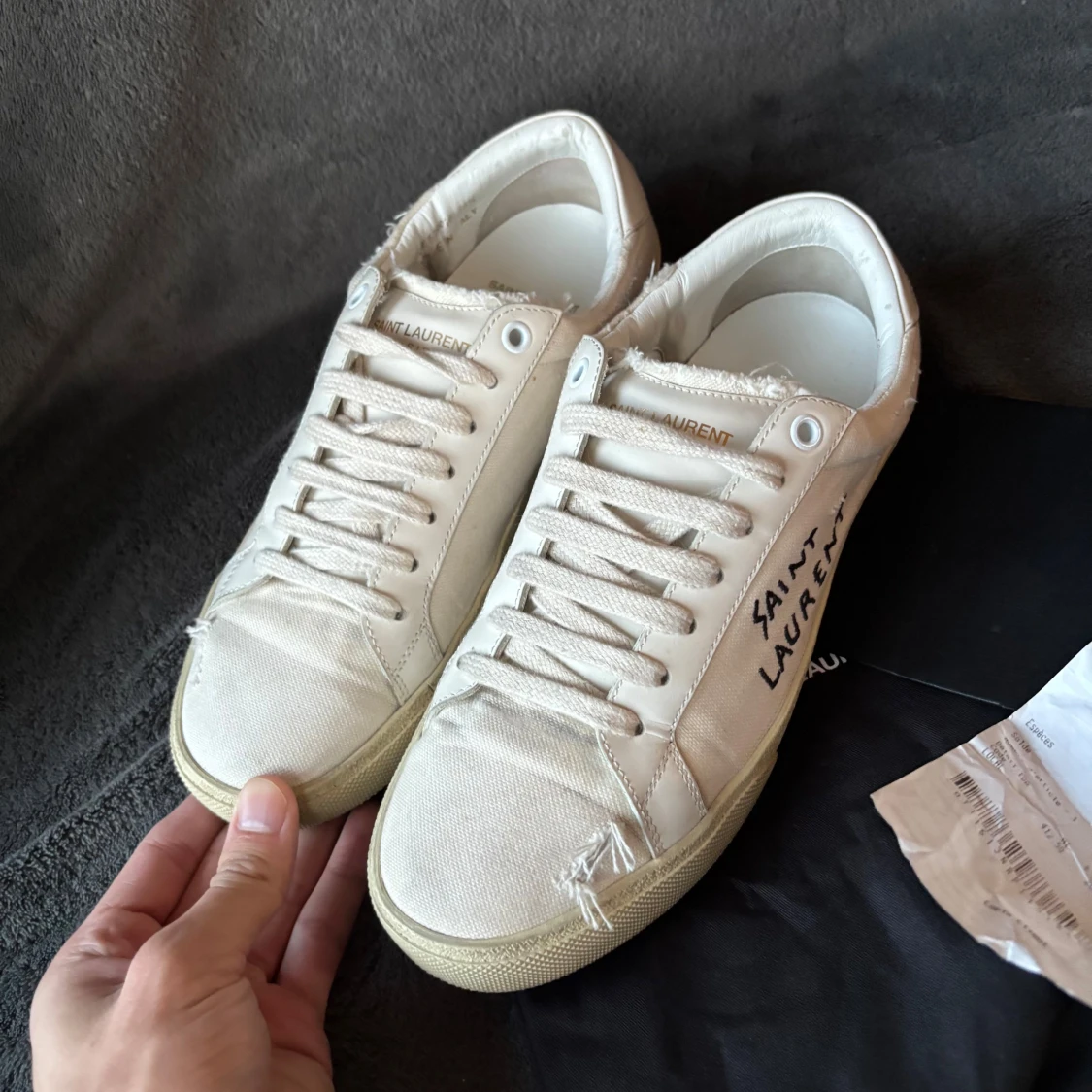 Saint Laurent skor KVITTO finns - 2