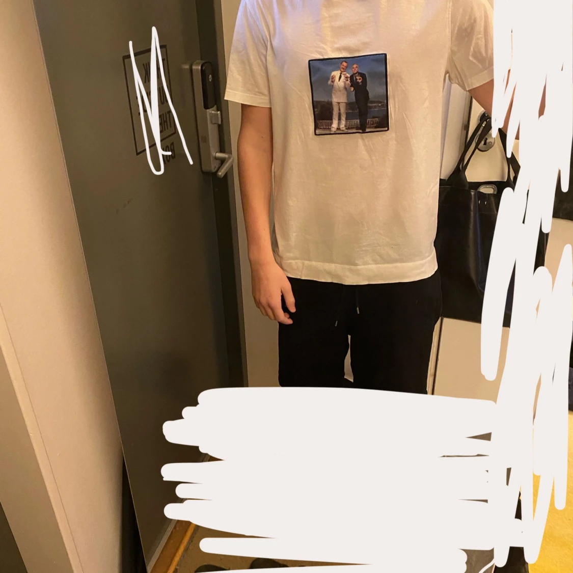 Vit T-shirt Limitato med print - 1