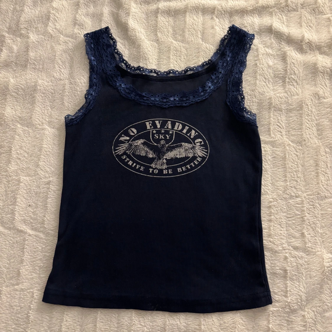 Navy Blue Tank Top