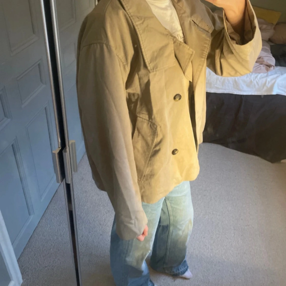 Beige rock från Object, storlek 44 - 1