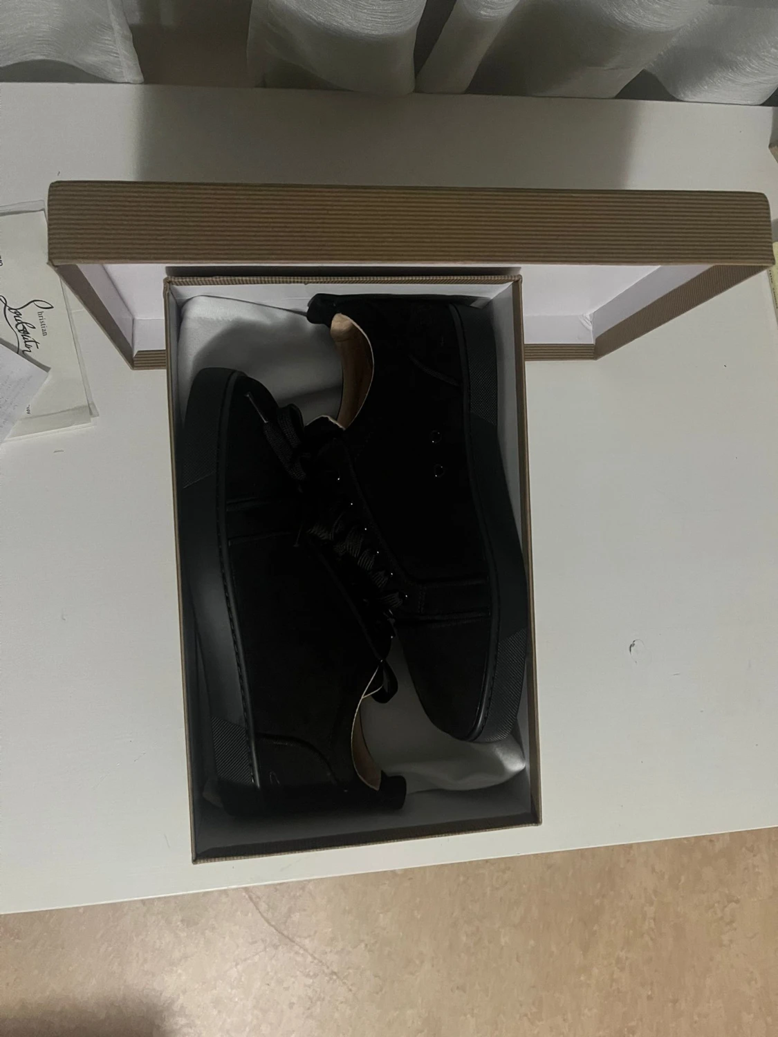 Christian Louboutin svarta sneakers - 1