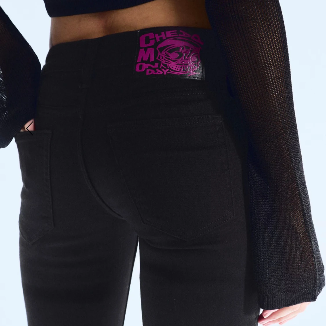 Svarta bootcut jeans från Cheap Monday - 2