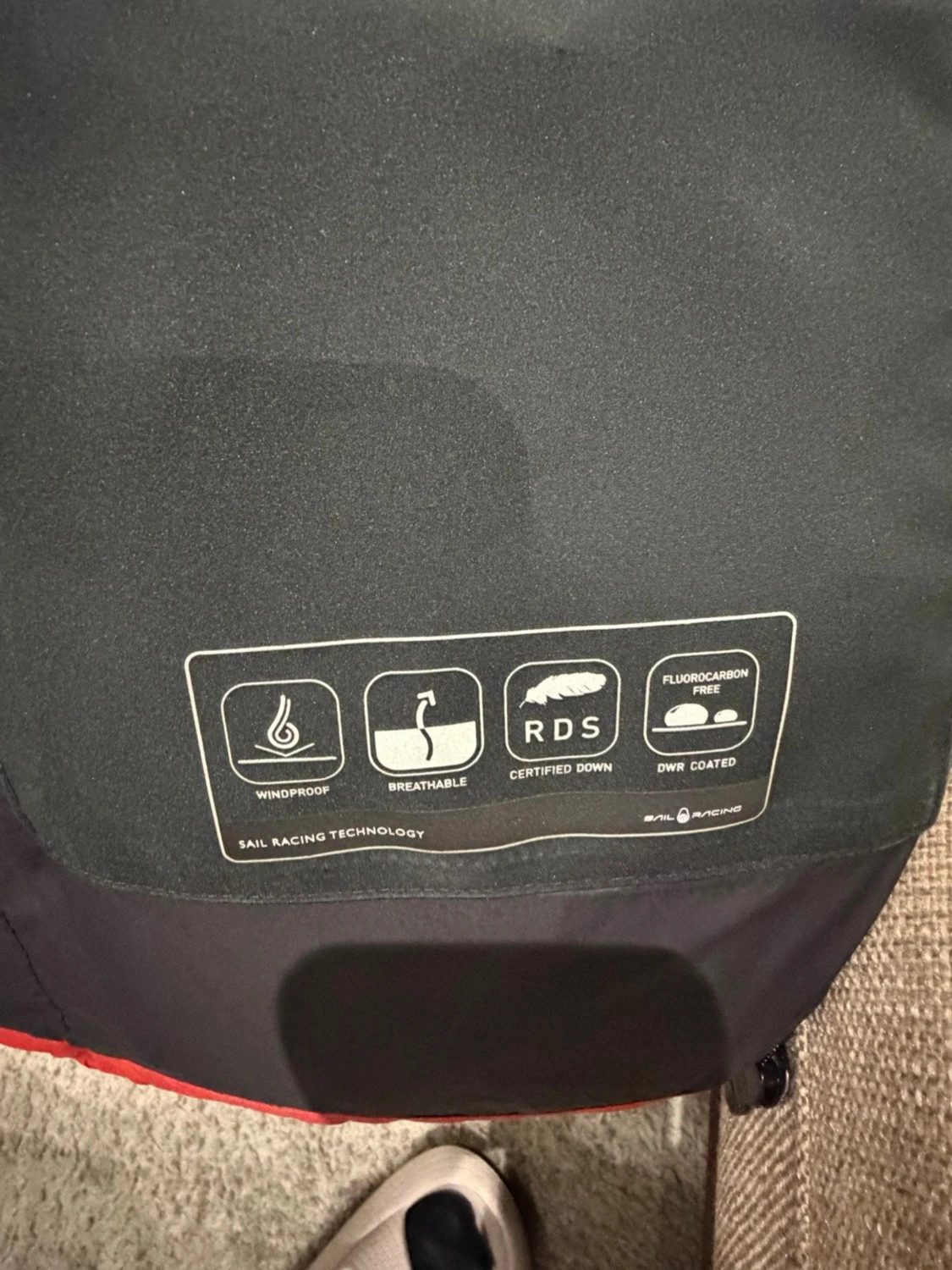 Röd dunjacka från Sail Racing XS - 4